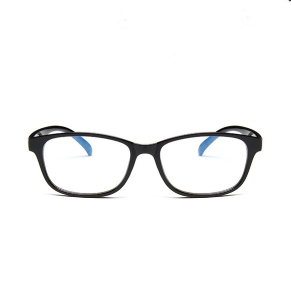 **JAMYA* Matte Black Shaped Fashion Eyewear Frames - Picture 2 of 3